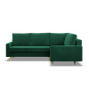 Signal Rohová rozkladacia sedacia súprava ETNA II Pravá Zelená