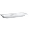 Laufen LUA dvojumyvadlo 120 cm s přepadem a bez otvoru pro baterie H8140810001091 Varianta: Bílá
