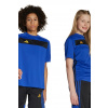 Detské tričko adidas Performance modrá farba, s nášivkou, JW4615 152