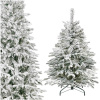 Springos Vianočný stromček Smrek DeLuxe zasnežený 120 cm