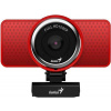 Genius ECam 8000 Red (32200001407) Rozlíšenie Full HD / Zorné pole 90° / Pripojenie USB