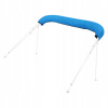 Daszek Bimini 243,84x231,14-243,84CM 4 Łuki Markiza Do Łodzi Niebieski