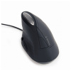 GEMBIRD myš MUS-ERGO-03, Vertikální - Ergonomická, drátová USB, podsvícená, šedá