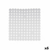 Craftenwood Protišmyková podložka do sprchy Transparentná PVC 54 x 54 x 1 cm (6 kusov)
