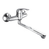 Mereo Drezová nástenná batéria, Lila, 150 mm, s ramienkom plochým rovným 210 mm, chróm CBEE302