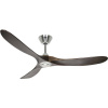CasaFan ECO GENUINO 152 BN-NB stropný ventilátor, 16.6 W, (Ø x v) 1520 mm x 285 mm, chróm, 315215; 315215
