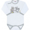 New Baby Body s potlačou Ahoj jsem tady!