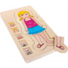 Small foot by Legler Small Foot Dřevěné puzzle anatomie