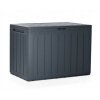 Záhradná skrinka plast 190 l čierna