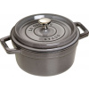 Staub Hrniec okrúhly 20 cm 2,2 l šedý