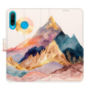 Flip pouzdro iSaprio - Huawei P30 Lite - Beautiful Mountains - kapsičky na karty (Knížkový flip kryt, obal, pouzdro iSaprio na mobil Huawei P30 Lite - Beautiful Mountains - 360° ochrana telefonu, přih