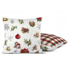 Krepová obliečka na vankúš Vianočné sviatky - duo Veľkosť: 70 x 90