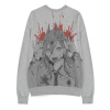 Difuzed Chainsaw Man Mikina Power Grey Melange Velikost L