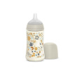 Suavinex Dojčenská fľaša Wonderland 270 ml Fyziol prietok M Liberty krémová