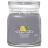 Yankee Candle - Signature vonná sviečka Black Tea & Lemon, 368g