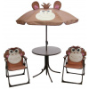ST LEISURE EQUIPMENT Set LEQ MELISENDA Mono, opica, slnečník 105 cm, stôl 50 cm, 2 stoličky. detský