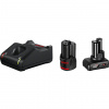 Bosch 1 x GBA 12V 2.0Ah + 1 x GBA 12V 4.0Ah + GAL 12V-40 Professional nabíjačka batérií Batéria pre domácnosť AC (1600A01NC9)