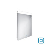 Nimco Zrcadlo se senzorem 50x70 cm hliník ZP 23001V