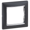 Legrand 770391 VALENA RÁMIK JEDNODUCHÝ ČIERNA/STRIEBRO + predĺžená záruka na 3 roky