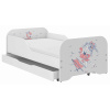 Detská posteľ s matracom a zásuvkou, SUMMER VIBES