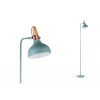 PAULMANN Stojací lampa Neordic Juna zelená / měď / dřevo 79654
