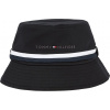 Čiapka Tommy Hilfiger Established Tape Bucket Man - black - Čierny