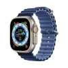Devia Deluxe Series Sport6 Silicone Two-tone Band 40/41mm - Light/Deep Blue 6938595381638