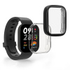 kwmobile 2x TPU silikonový obal se sklem pro fitness tracker Xiaomi Redmi Mi Watch Lite 3 / Redmi Watch 3, černá / transparentní (kwmobile 2x Cover with Screen Protector for Xiaomi Redmi Mi Watch Lite