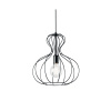 Závesné svietidlo Ideal lux 148502 AMPOLLA-1 SP1 NERO 1xE27 60W