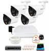 DAHUA IP monitorovacia sada 4 8Mpx dome kamier