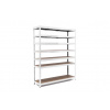 Policový regál Trestles RH 2200x1200x450, nosnosť 1750 kg, 7 políc Farba: pozink, Typ police: drevená DTD 8 mm