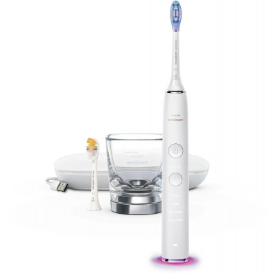 Philips Sonicare 9400 DiamondClean HX9917/88 elektrický zubní kartáček, sonický, 4 režimy, 3 intenzity, aplikace, bílý