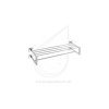 BEMETA BETA dvojitá polička na ručníky s hrazdou 650 x 155 x 225 mm chróm 132205102