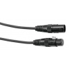Eurolite DMX kábel XLR 5pin, 5m dĺžka, čierny