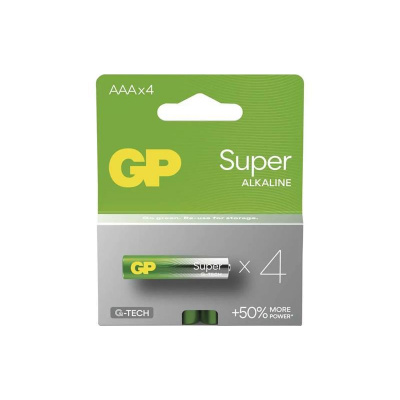 Batéria AAA (R03) alkalická GP Super 4ks