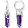Thomas Sabo Creole with imitation amethyst CR722-643-13