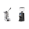 La Pavoni Stradivari Professional Lusso + Eureka Atom Specialty 65, black