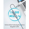 Graugear USB HUB GRAUGEAR USB-HUB 3x USB 3.0 porty Type-A+ Gbit LAN maloobchod