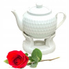 Čajník Oro Bianco porcelán 1 l