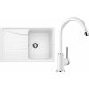 Set Blanco 08-B 25 (dřez Sona 45 S Bílá + baterie Mida Bílá)