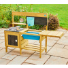 TP Toys TP detská drevená kuchyňa Svišť premium 136 x 40 x 96 cm, prírodná