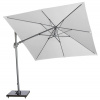 Slnečník Voyager 2 Classic Platinum Veľkosť: 270 x 270 cm, Farba rámu: Antracitová, Farba látky: Sivá