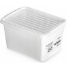 Úložný box s vekom biela
