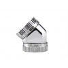 PHANTEKS Glacier Hard-Tube Adapter 2x 16mm 45-Degree - Chrome PH-A45_CR_16
