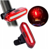 ZADNÉ LED USB SVETLO NA BICYKEL, SILNÉ, VODOTESNÉ