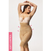 MONA QUEEN Tvarovacie nohavičky PLUS SIZE Smoothwear s predĺženou nohavičkou béžová 5/6