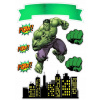 CUKROVÁ TLAČ jedlý obrázok na tortu Cukrová hmota HULK AVENGERS SADA + TEXT 5