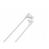Kábel Maxximus USB - Apple Lightning 1 m biely