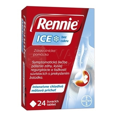 Bayer Rennie Ice bez cukru 24 ks