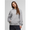 Oversized Light Brushed Fleece Hoody - melange S